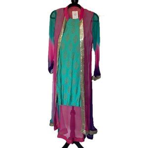 Girl’s Beautiful 3-piece Gown suit/Party wear